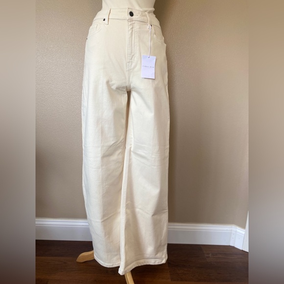 CJLA Cream Wide-Leg Pants - Picture 2 of 4